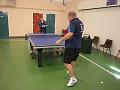 Anthony Gobinet (au fond) qui s'impose 3 a 0 contre Antoine Charbonnier